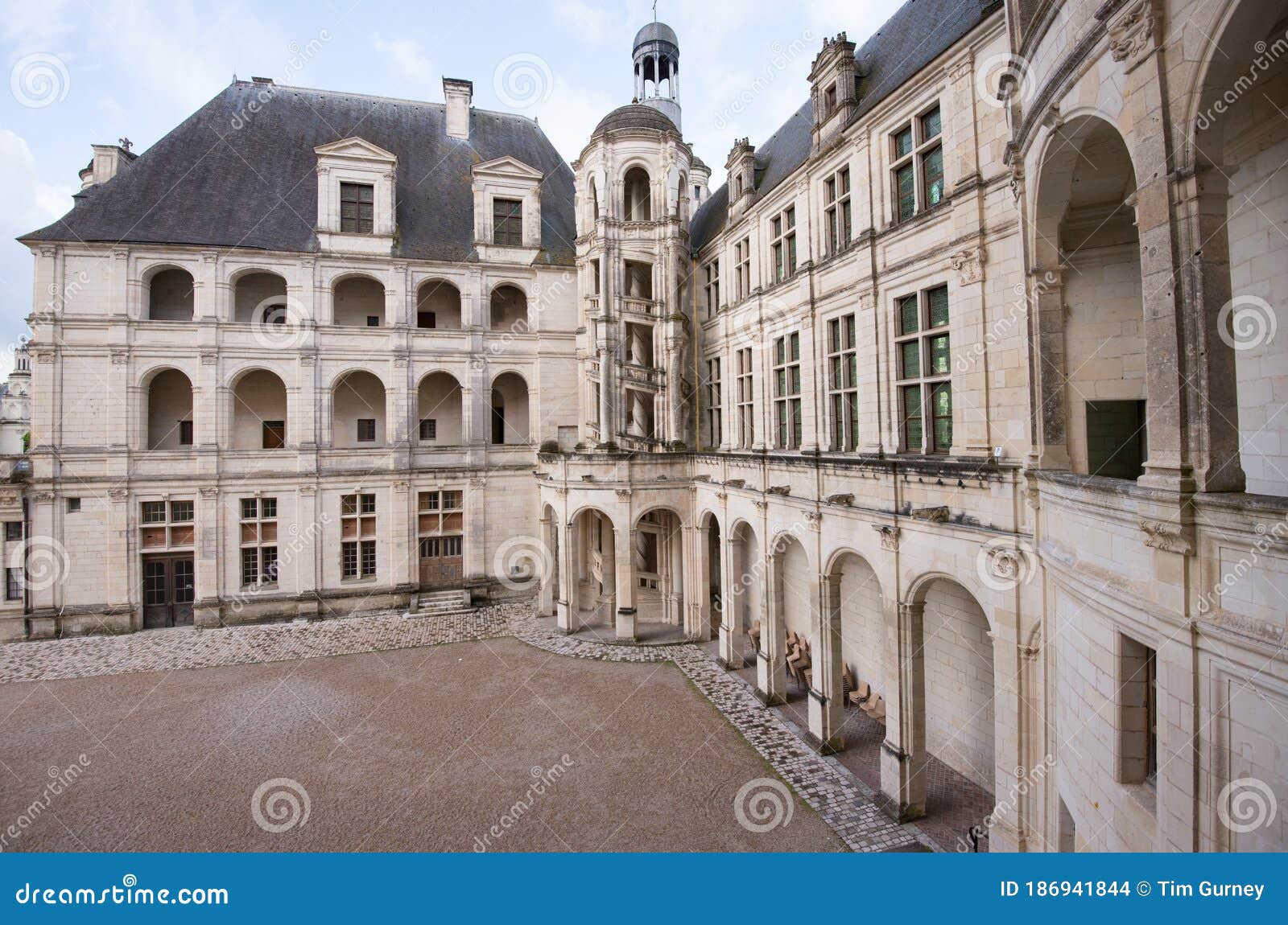 The Chateaux and Homes of the Loire Valley, France Stock Photo - Image ...