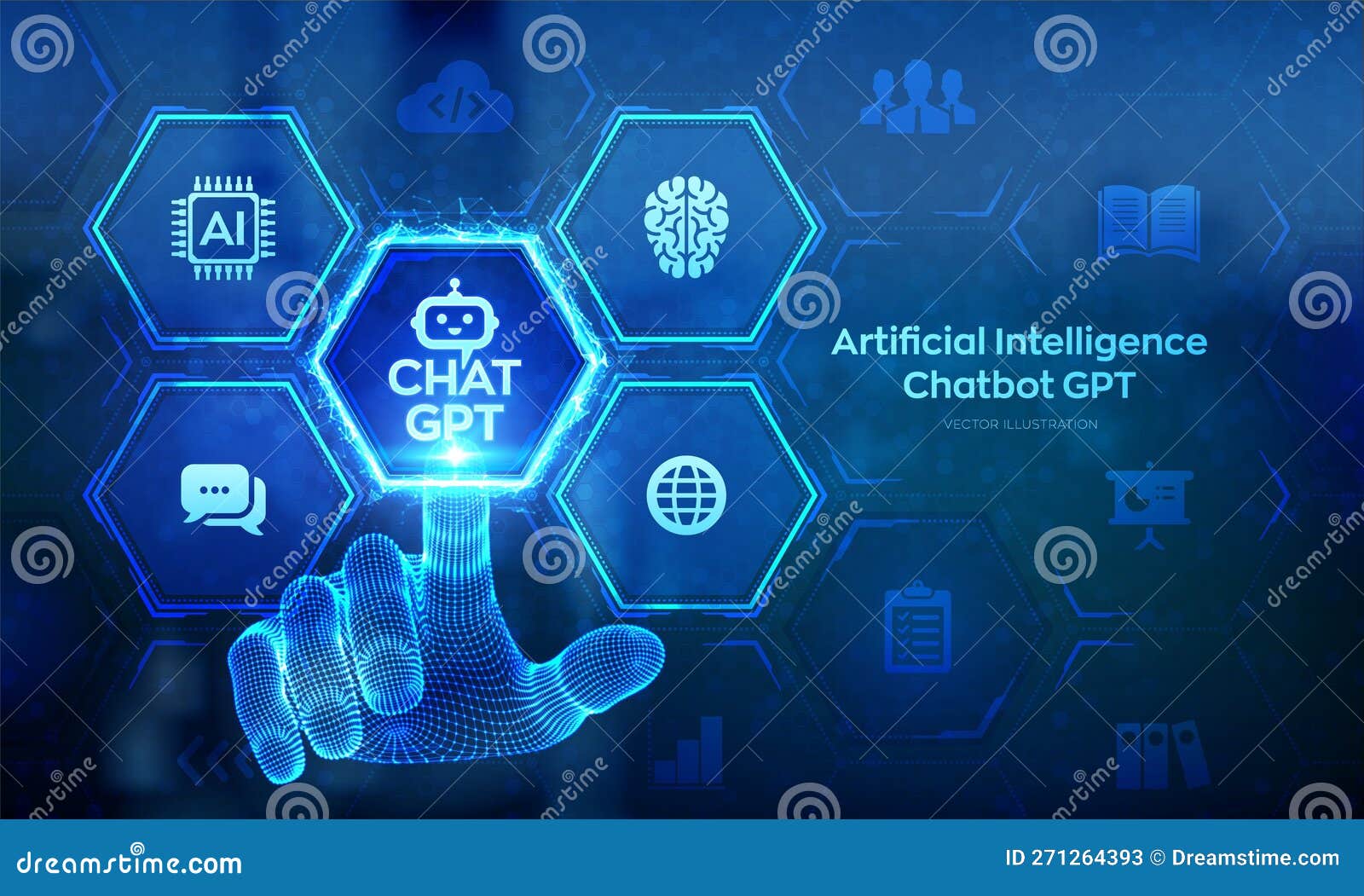 chatgpt. chat gpt chatbot with ai artificial intelligence. software automation technology, customer support center for online