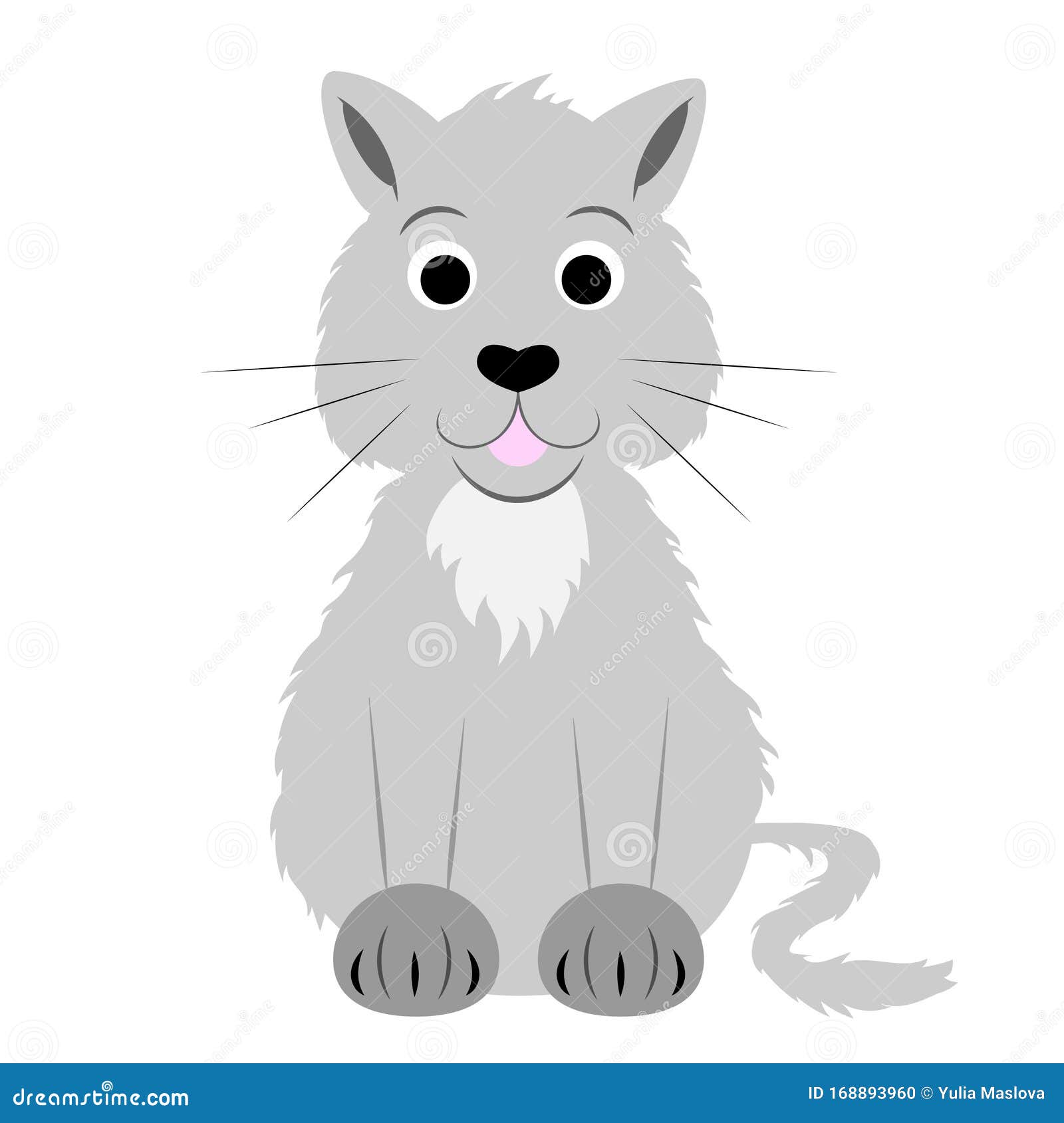 Chaton De Bandes Dessinees Chat Gris Illustration De Vecteur Sur Fond Blanc Illustration De Vecteur Illustration Du Arriere Mignon Chaton De Bandes Dessinees Chat Gris Illustration De Vecteur Sur Fond Blanc Illustration De Vecteur Illustration Du Arriere Mignon