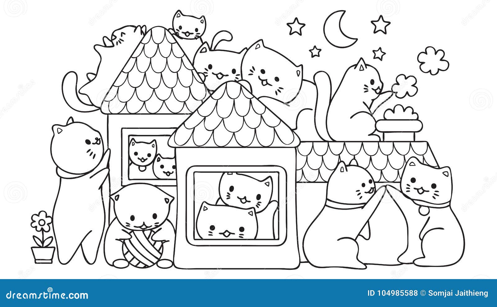 Chats Mignons Tires Par La Main Jouant Dans La Maison La Nuit Pour L Element De Conception Et La Page De Livre De Coloriage Illu Illustration De Vecteur Illustration Du Jouant Maison Chats Mignons Tires Par La Main Jouant Dans La Maison La Nuit Pour L Element De Conception Et La Page De Livre De Coloriage Illu Illustration De Vecteur Illustration Du Jouant Maison
