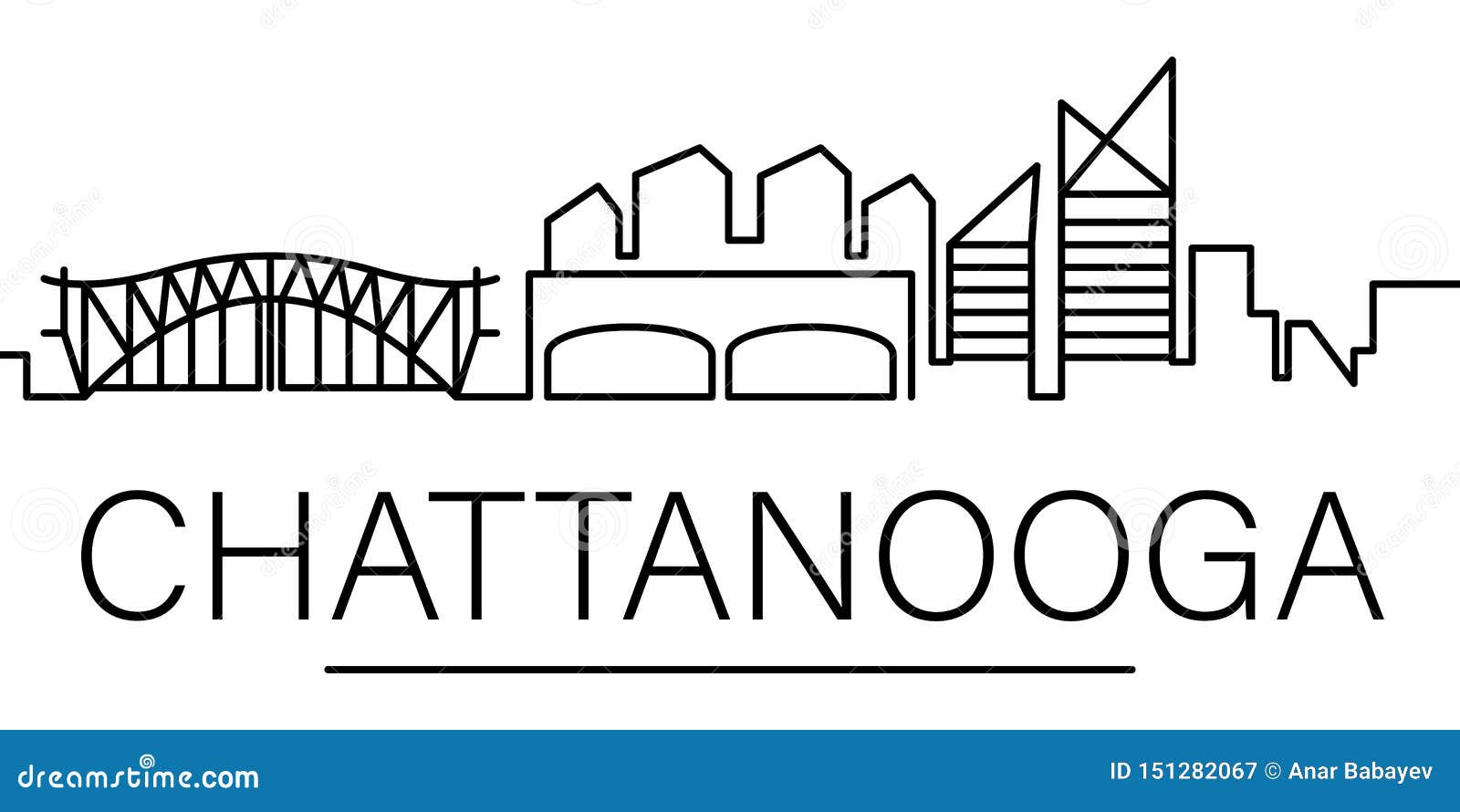 Chattanooga skyline sign