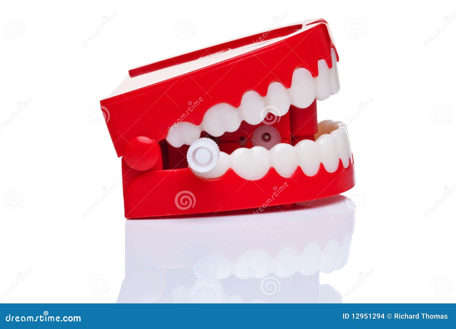 Chattering teeth stock photo. Image of chatter, dentures 12951294