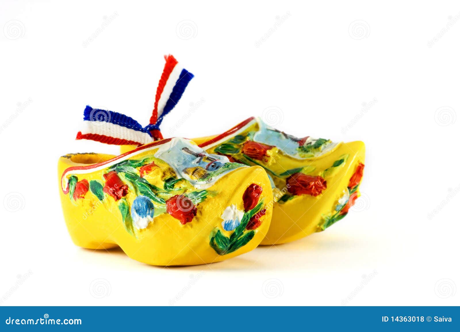 Chaussures Hollandaises Jaunes Photo stock Image du hollande, coloré