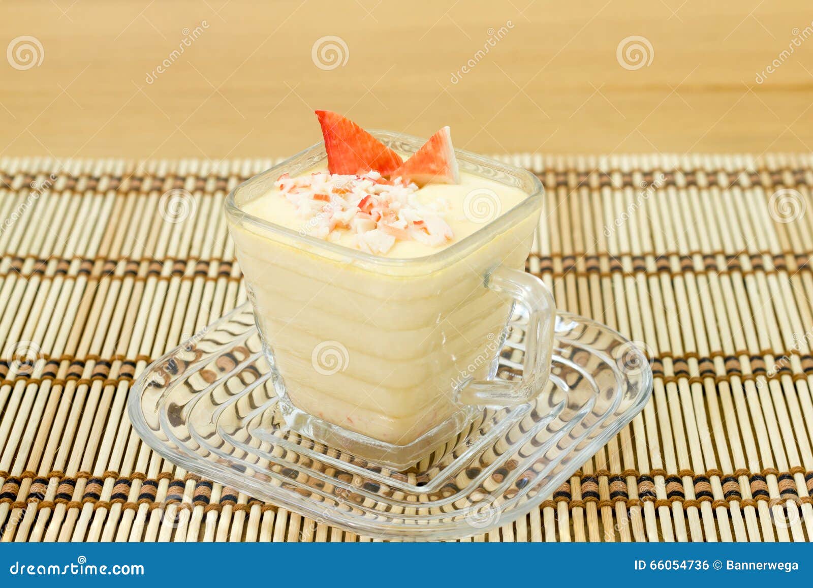 Chawanmushi Japanese Steamed Egg Custard Stock Photo Image of health