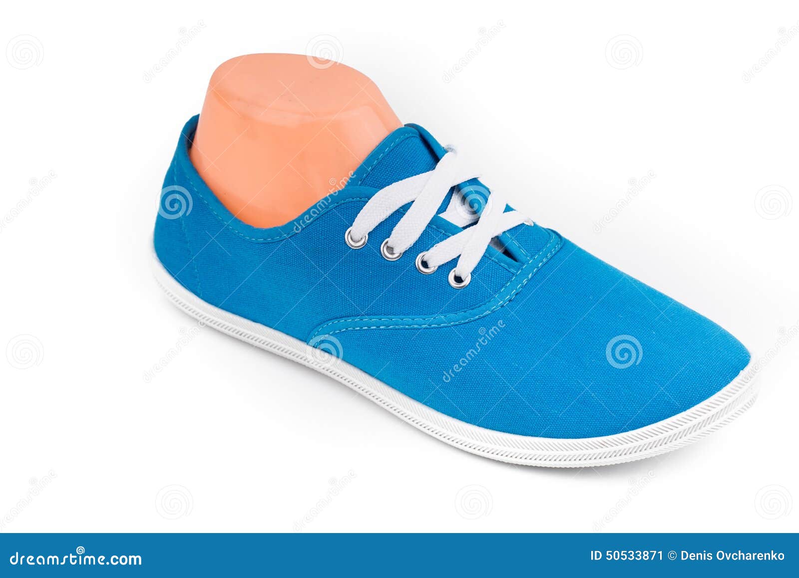 Cheap Blue Sport Shoes Isolated on White Stock Image Image of sneaker