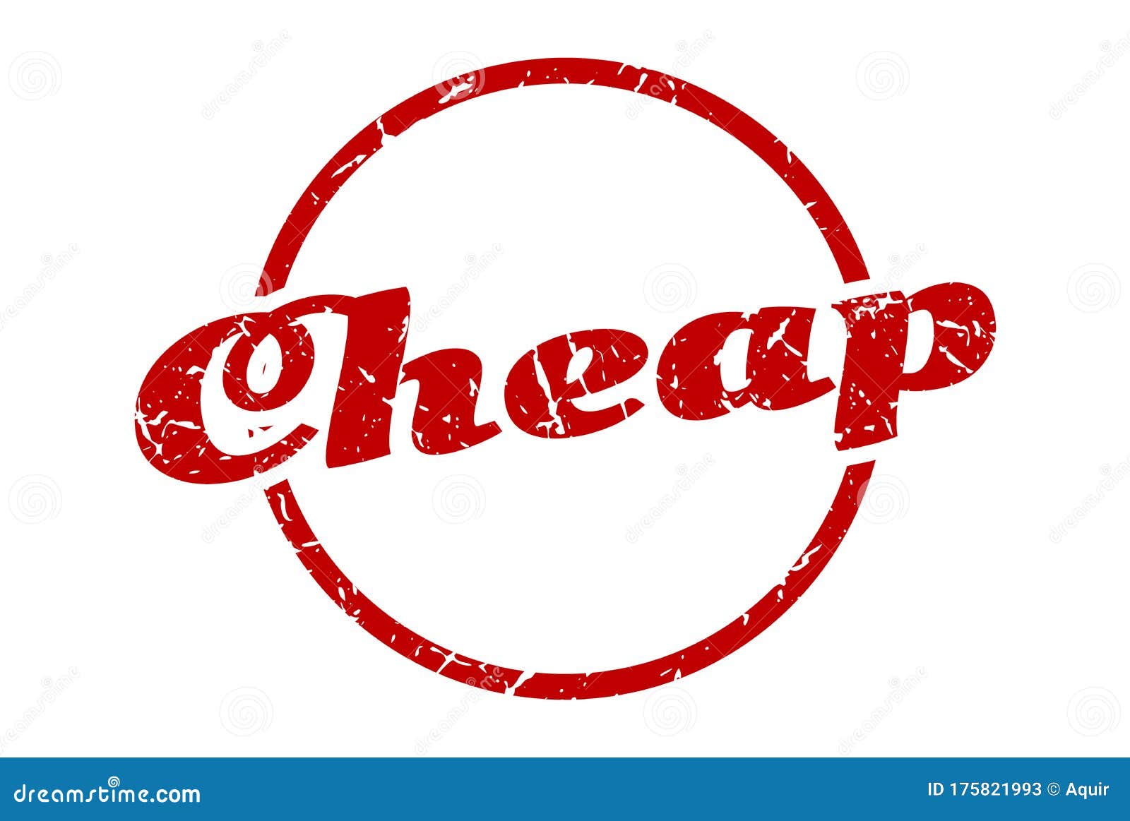 Cheap Sign. Cheap Round Vintage Stamp Stock Vector Illustration of