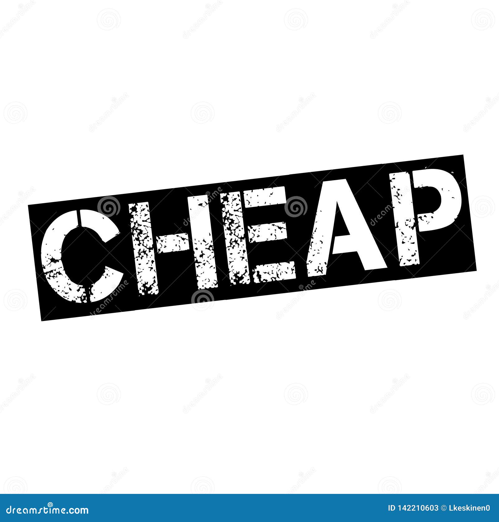 Cheap stamp on white stock vector. Illustration of cheap 142210603