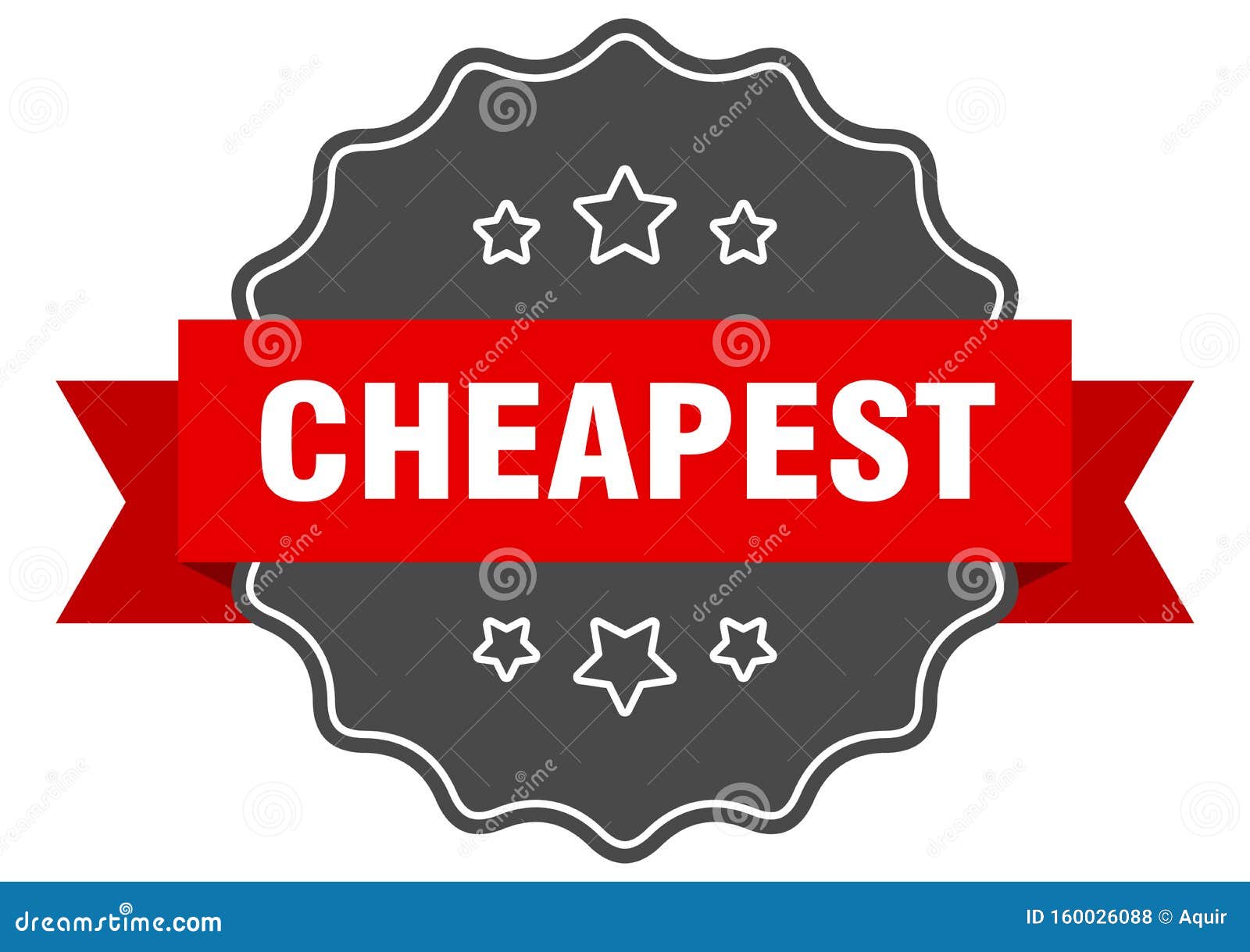 Cheapest label stock vector. Illustration of badge, peeler 160026088
