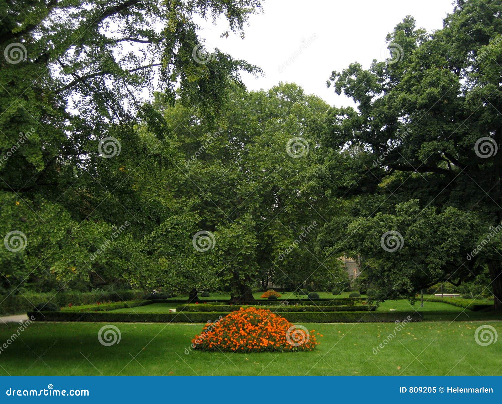 Chech Republic Garden stock image. Image of attraction - 809205