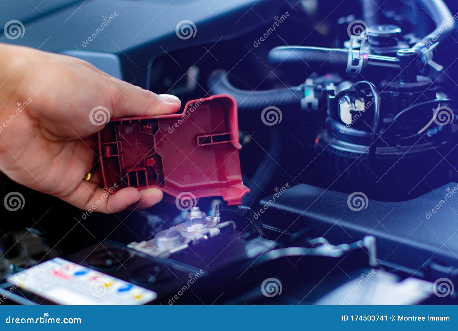 Check and Maintenance the Battery in Car with Yourself. Service and