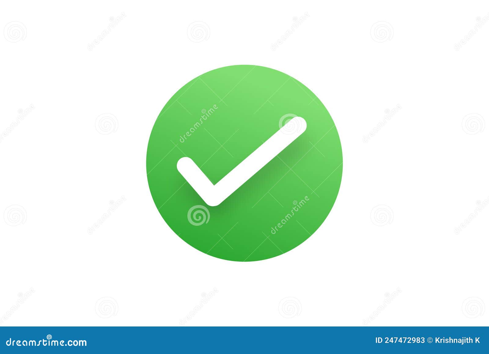 check mark icon in green. the tick mark icon in green.