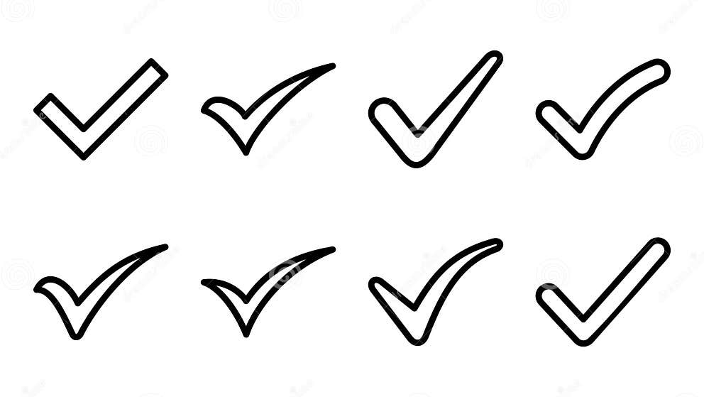 Check Mark Icon . Check Mark Sign. Tick Mark Symbol Vector Stock Vector