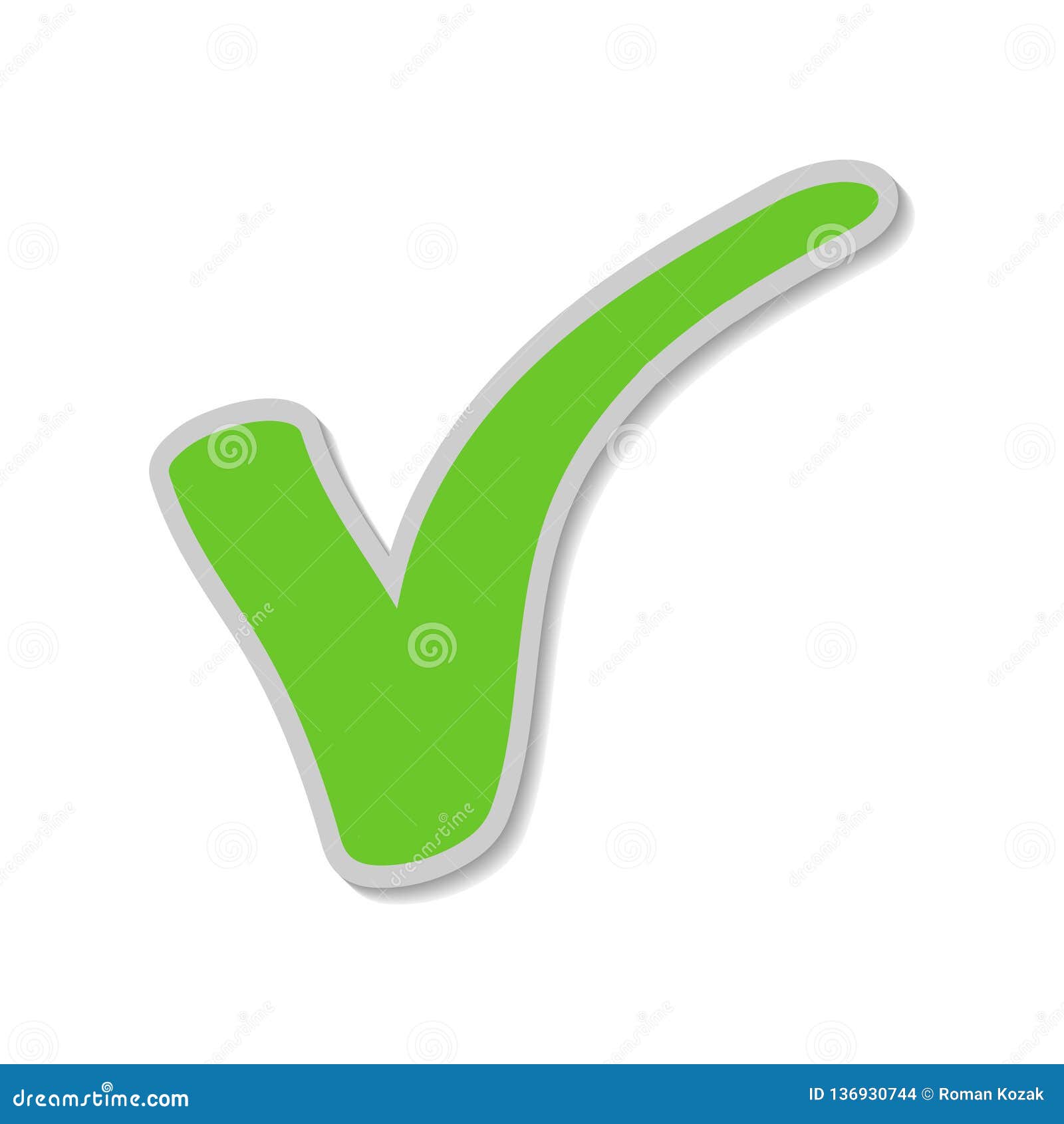 Green Check Mark Sticker