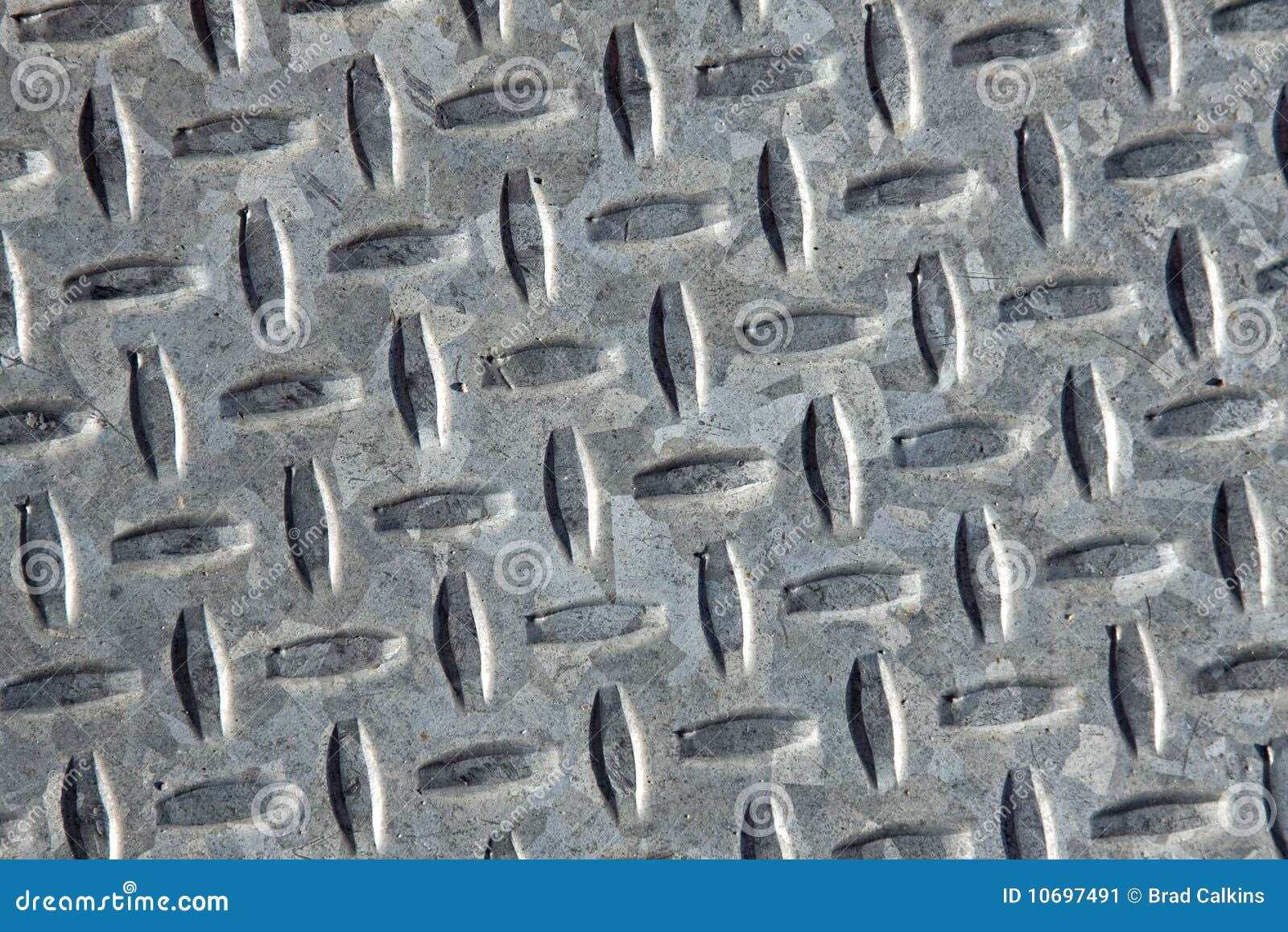 Check plate steel stock image. Image of checker, galvanized 10697491