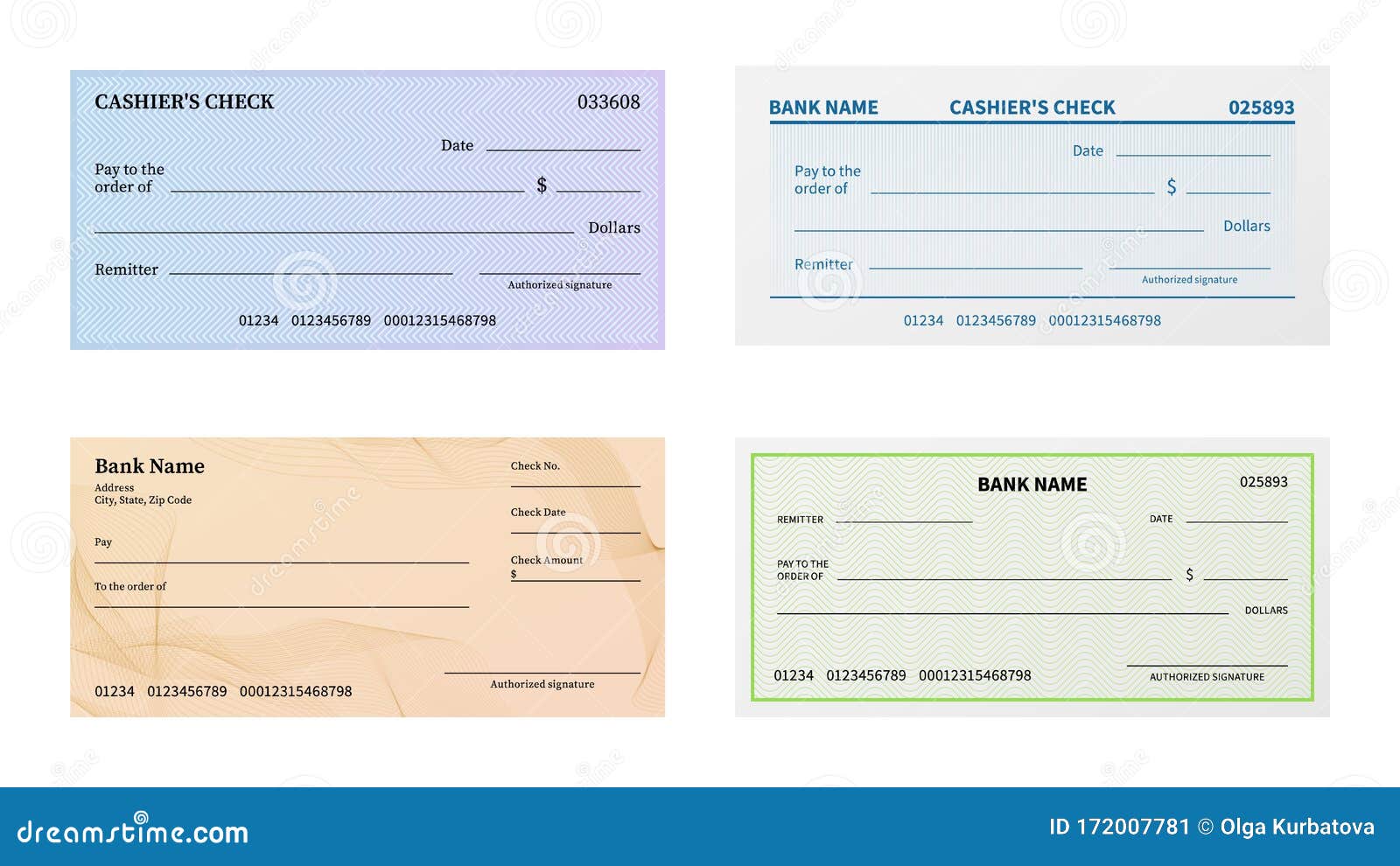 check template. blank bank cheque with guilloche pattern and watermark for banknote. voucher or certificate, coupon or