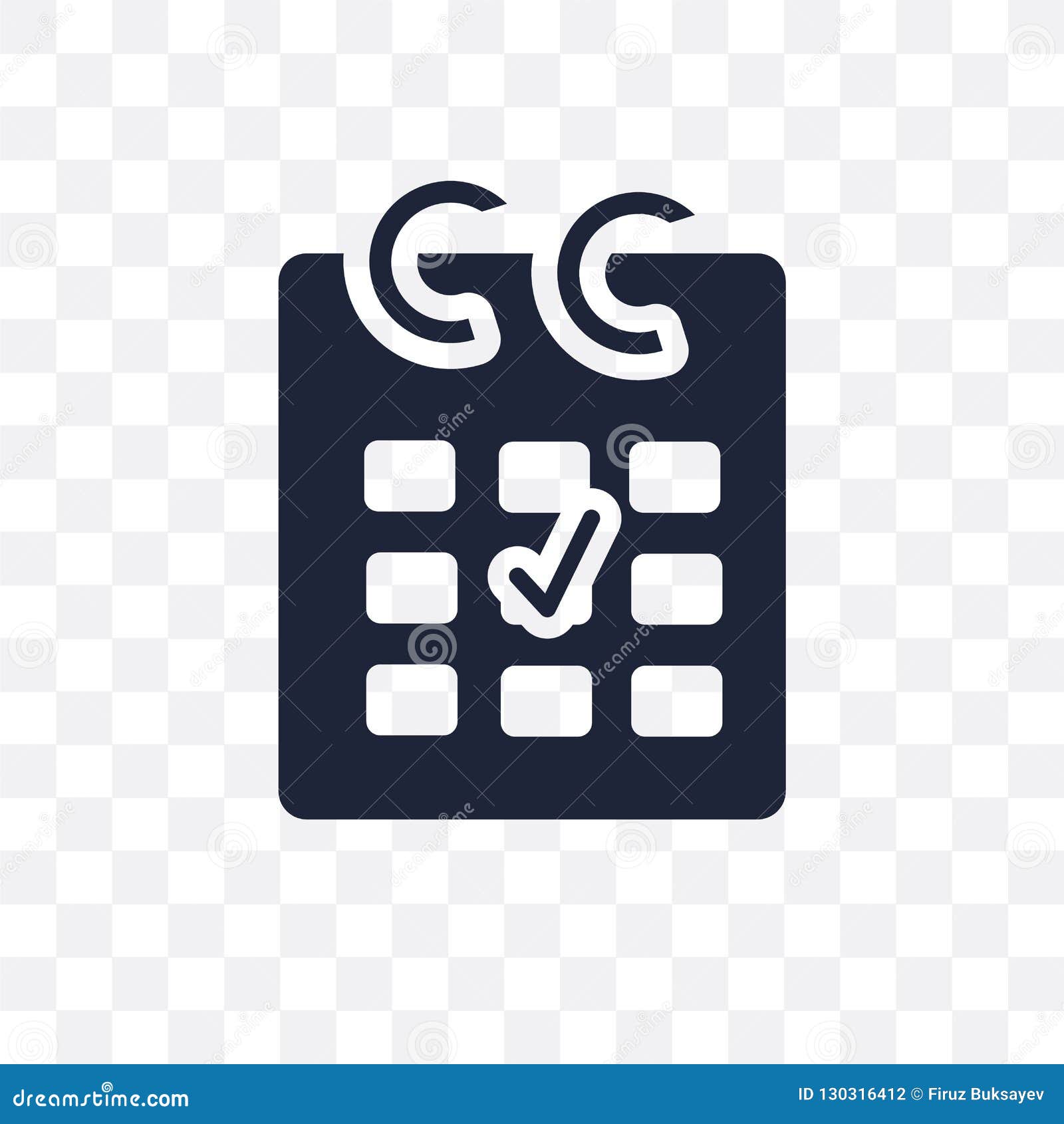 Check Transparent Icon. Check Symbol Design From Web Navigation Stock