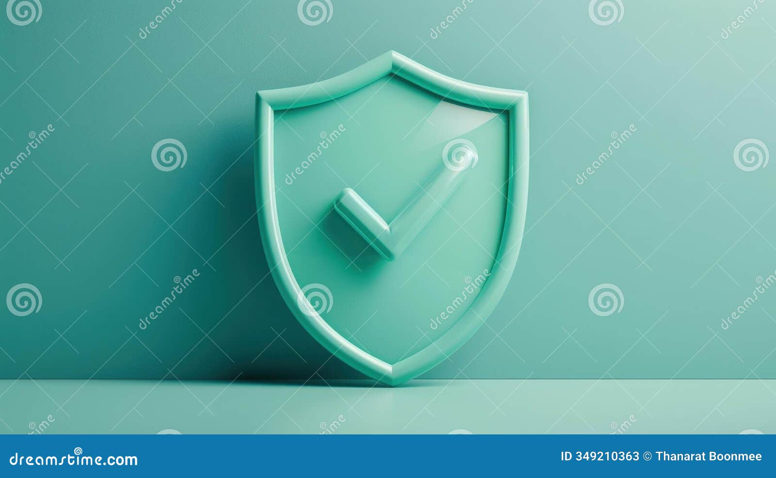 a checkbox on a shield represents robust online security, ensuring your data is accepted and protected with integrity