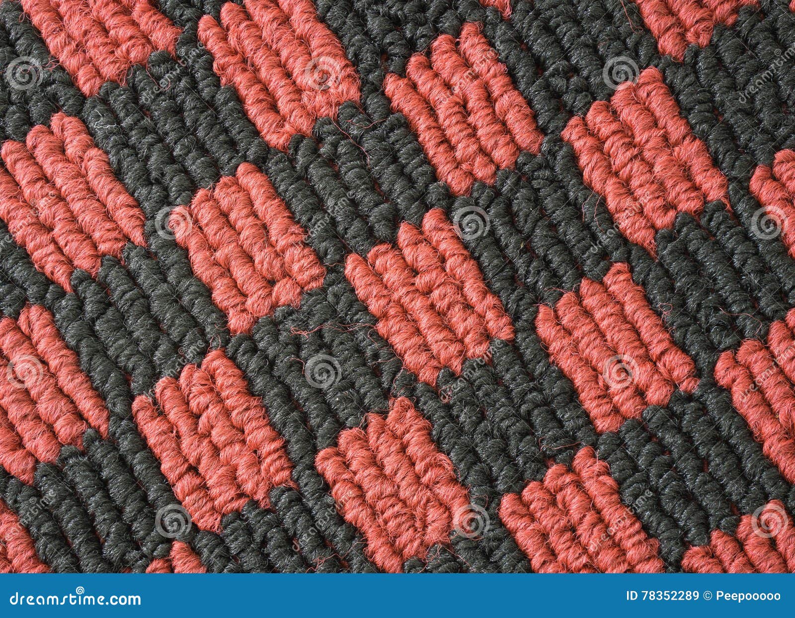 Checked Car Mat Stock Image Image Of Checked Carpet 78352289