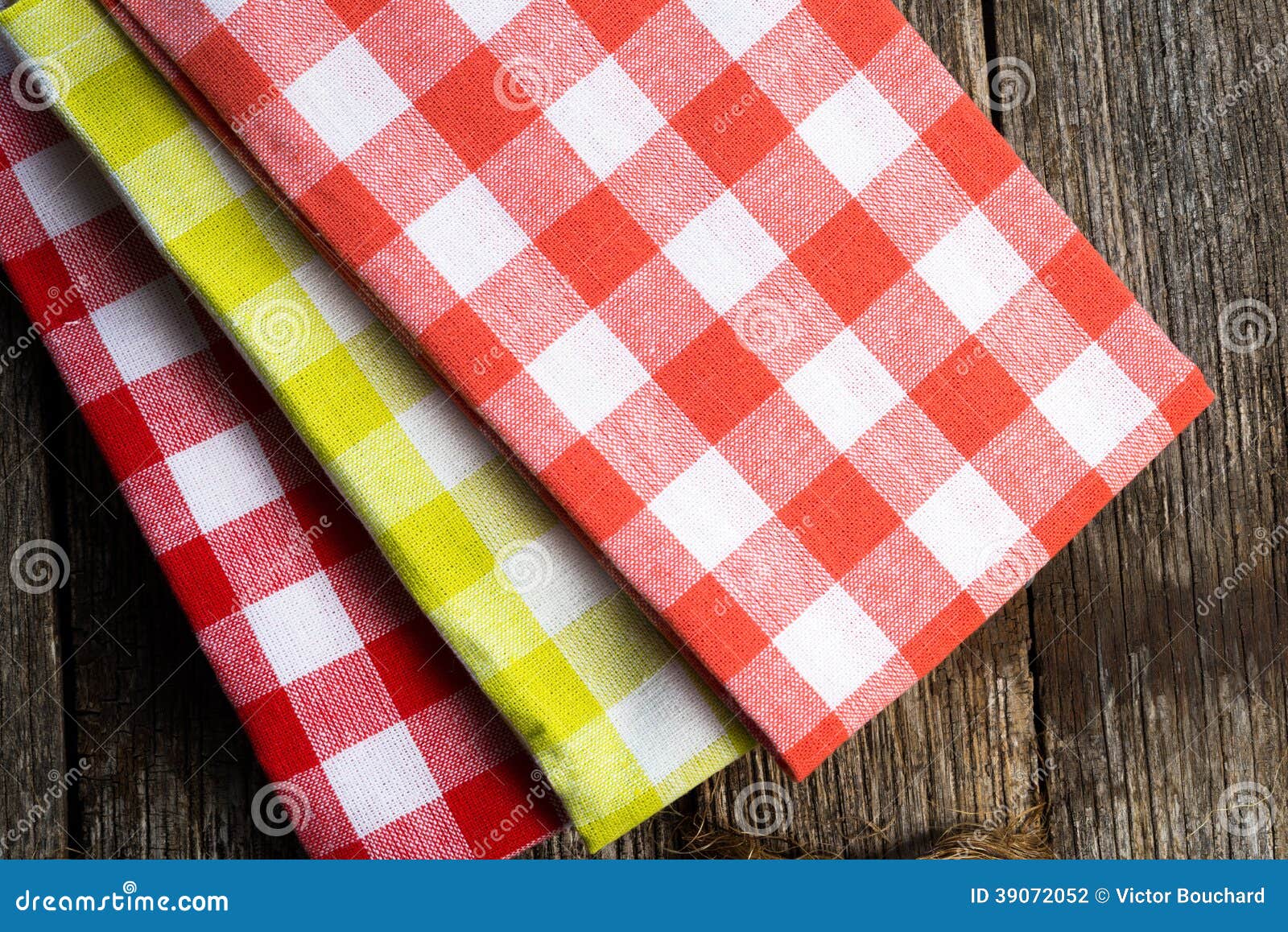 Checkered cloth napkins stock photo. Image of napkins 39072052