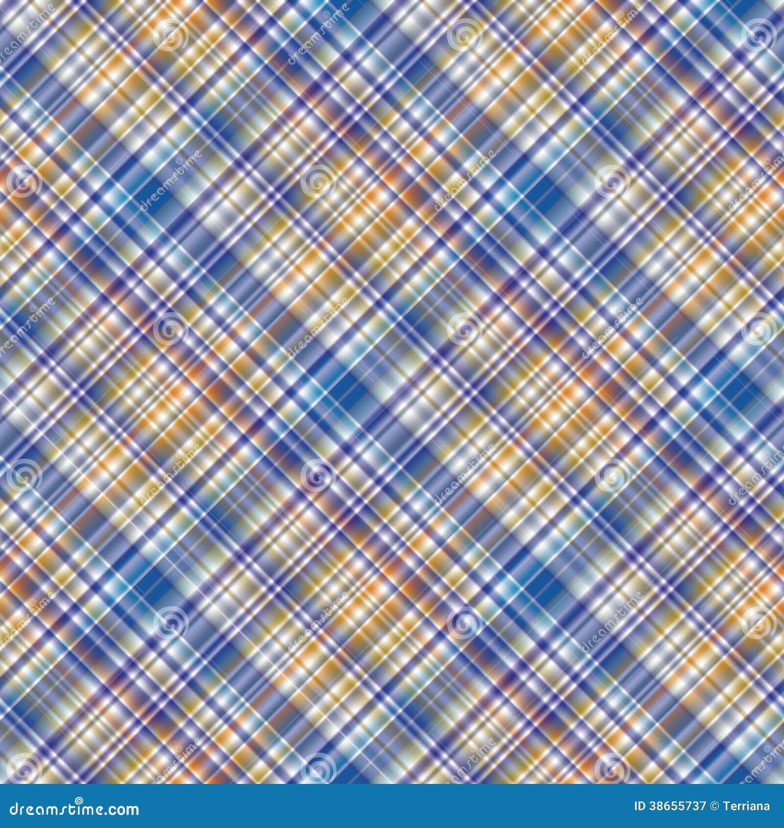 Checkered Fabric Textile Wallpaper Stock Illustration - Illustration of