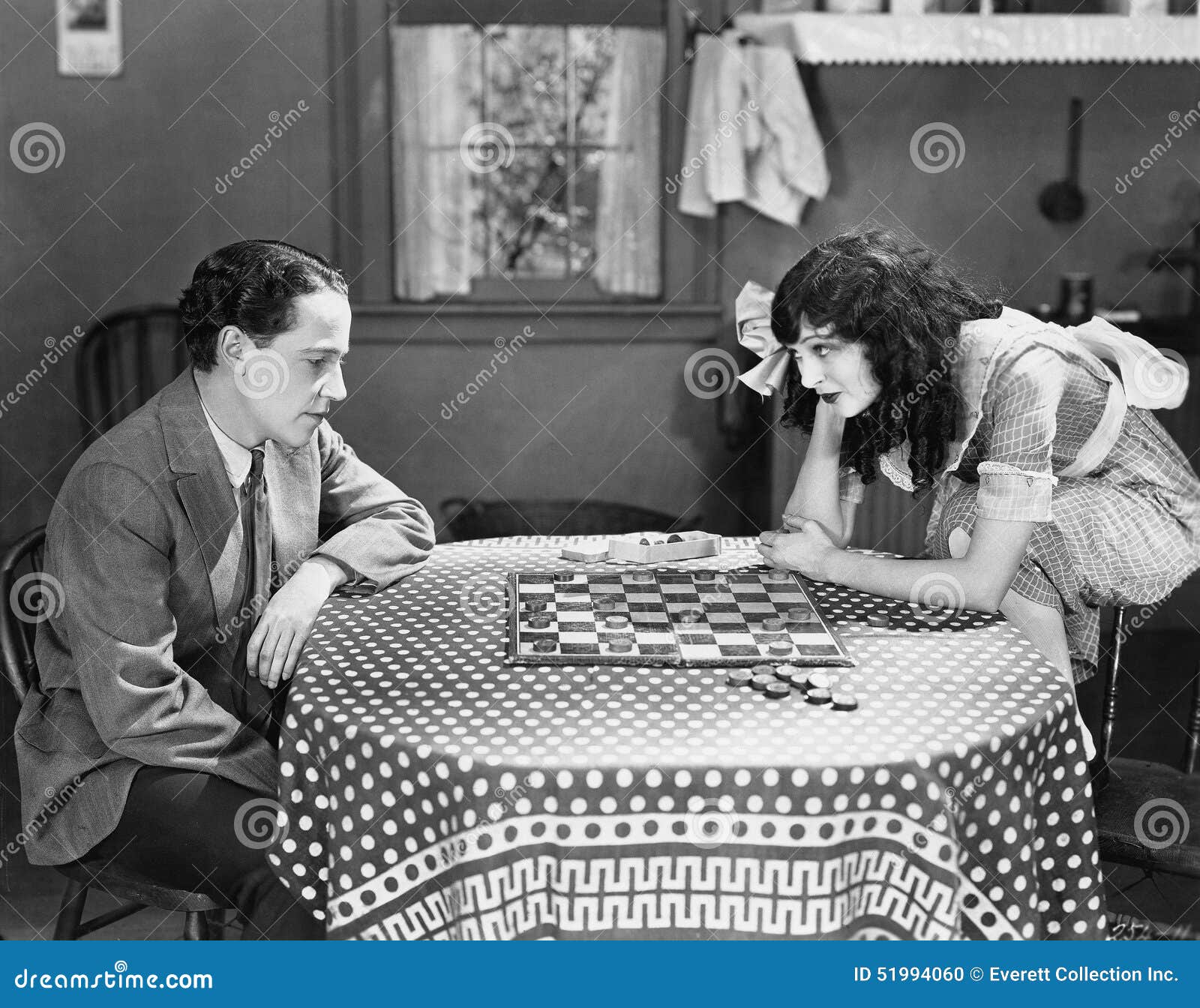 CHECKERED PAST stock photo. Image of checkerboards, adult 51994060