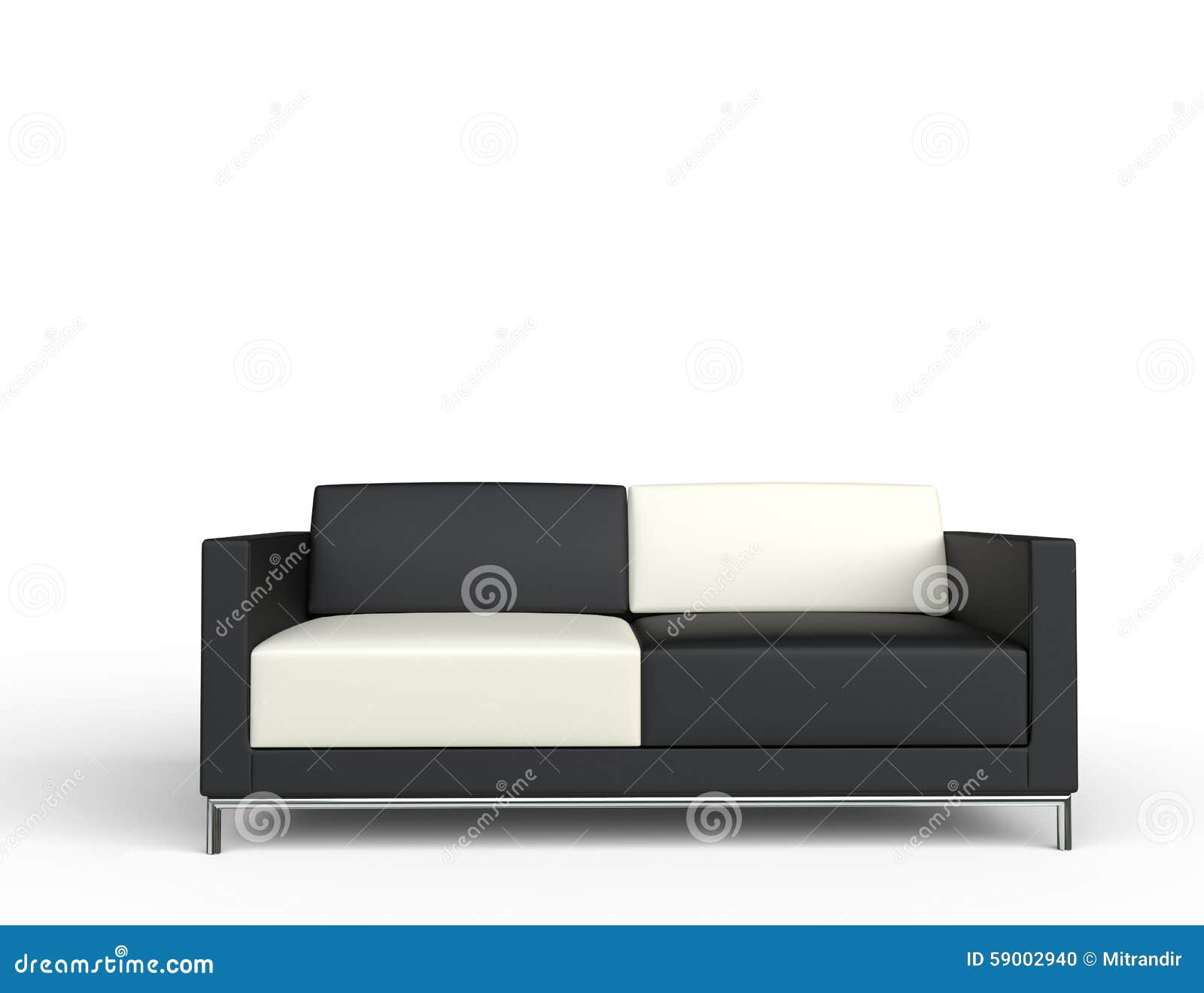Checkered Sofa stock illustration. Illustration of minimalist 59002940