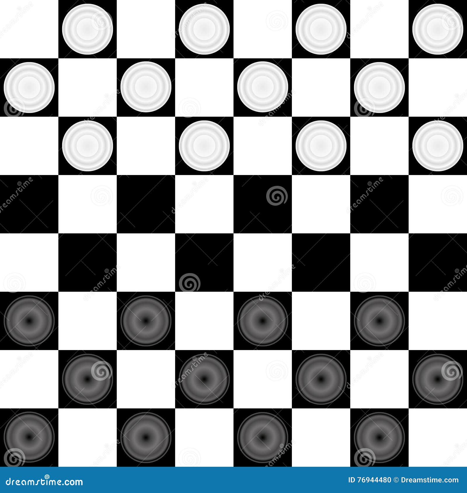 black and white checkers