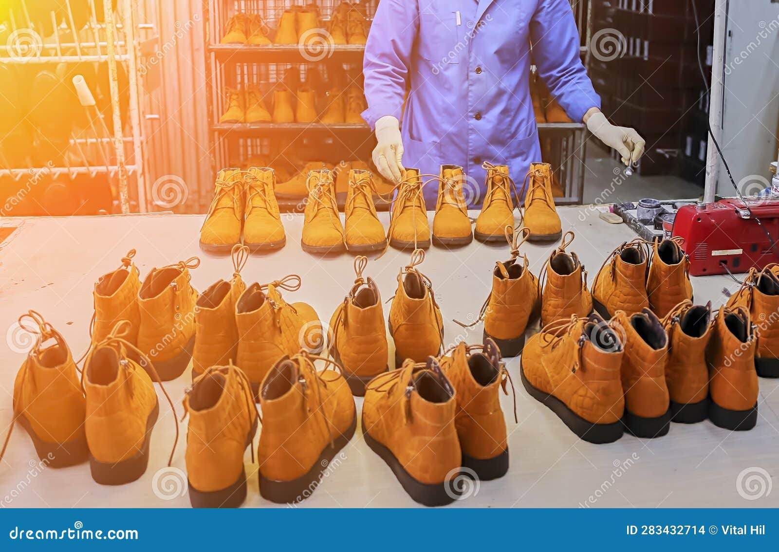 Checking The Quality Of Shoes In A Shoe Factory Stock Photo Image Of checking-the-quality-of-shoes-in-a-shoe-factory-stock-photo-image-of