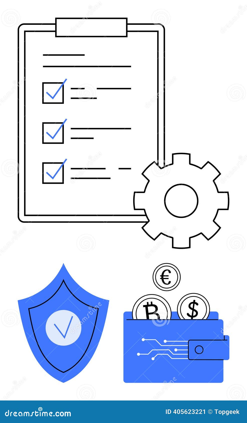 Secure Cryptocurrencies Stock Illustrations – 126 Secure Cryptocurrencies  Stock Illustrations, Vectors & Clipart - Dreamstime