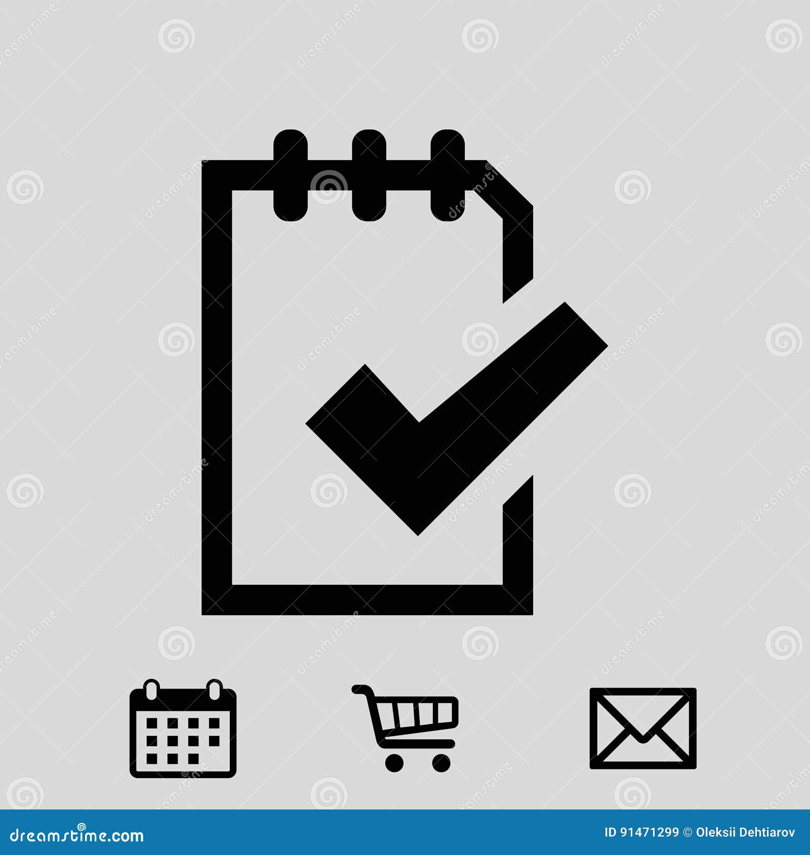 checklist icon flat checklist icon flat