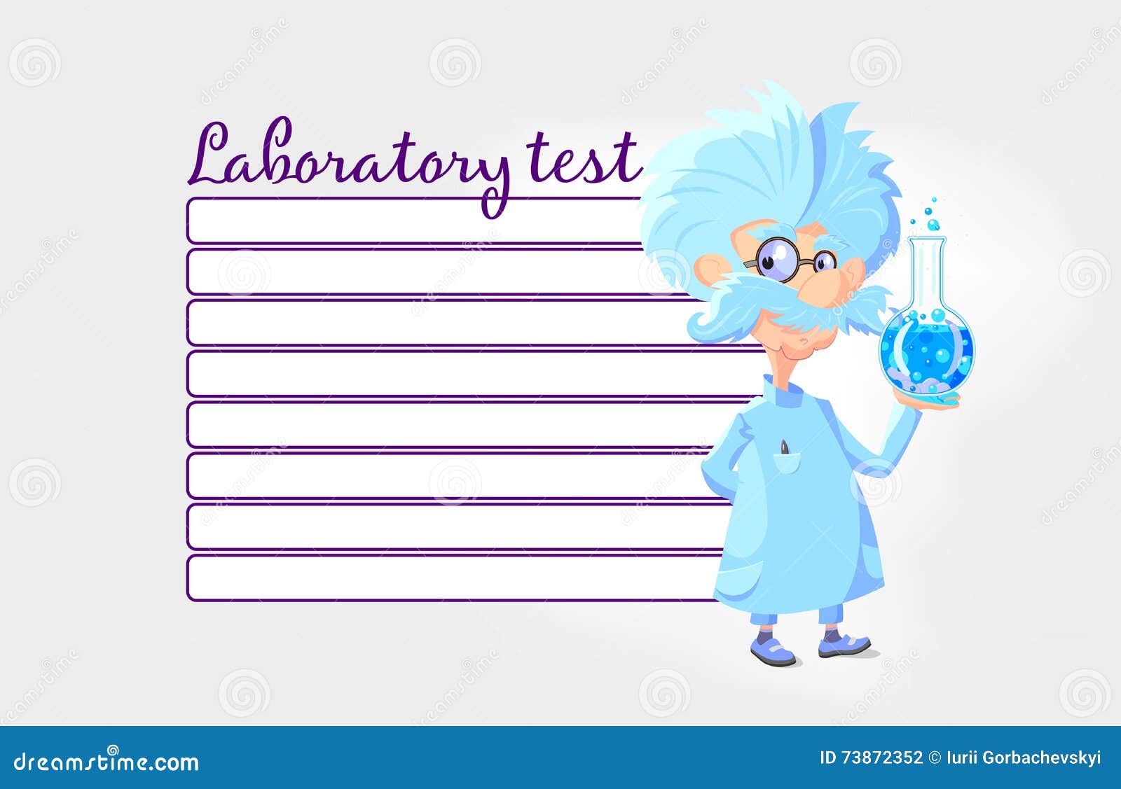 Checklist of Laboratory Task Stock Vector Illustration of idea