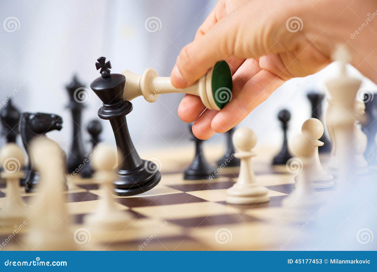 Checkmate Chess King Queen Stop Motion Stock Photo 2370092237