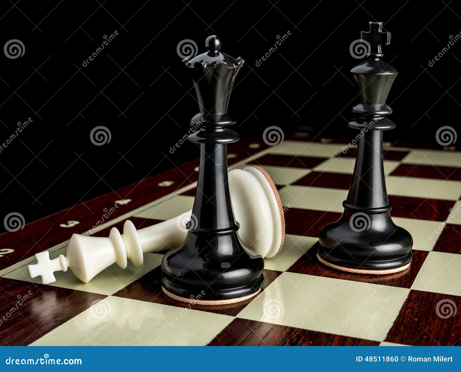 Checkmate Stock Photo Image Of Checkmated Board Game 48511860