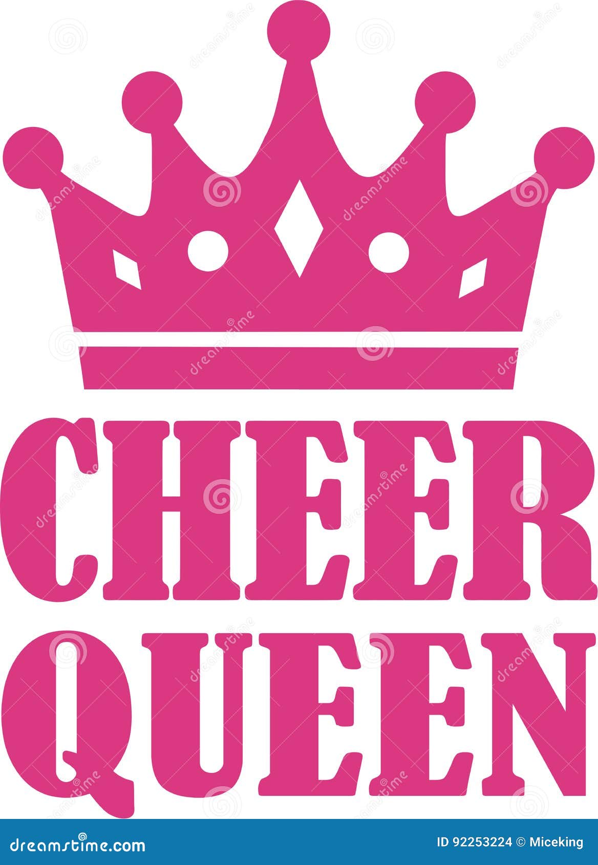 cheer queen with crown