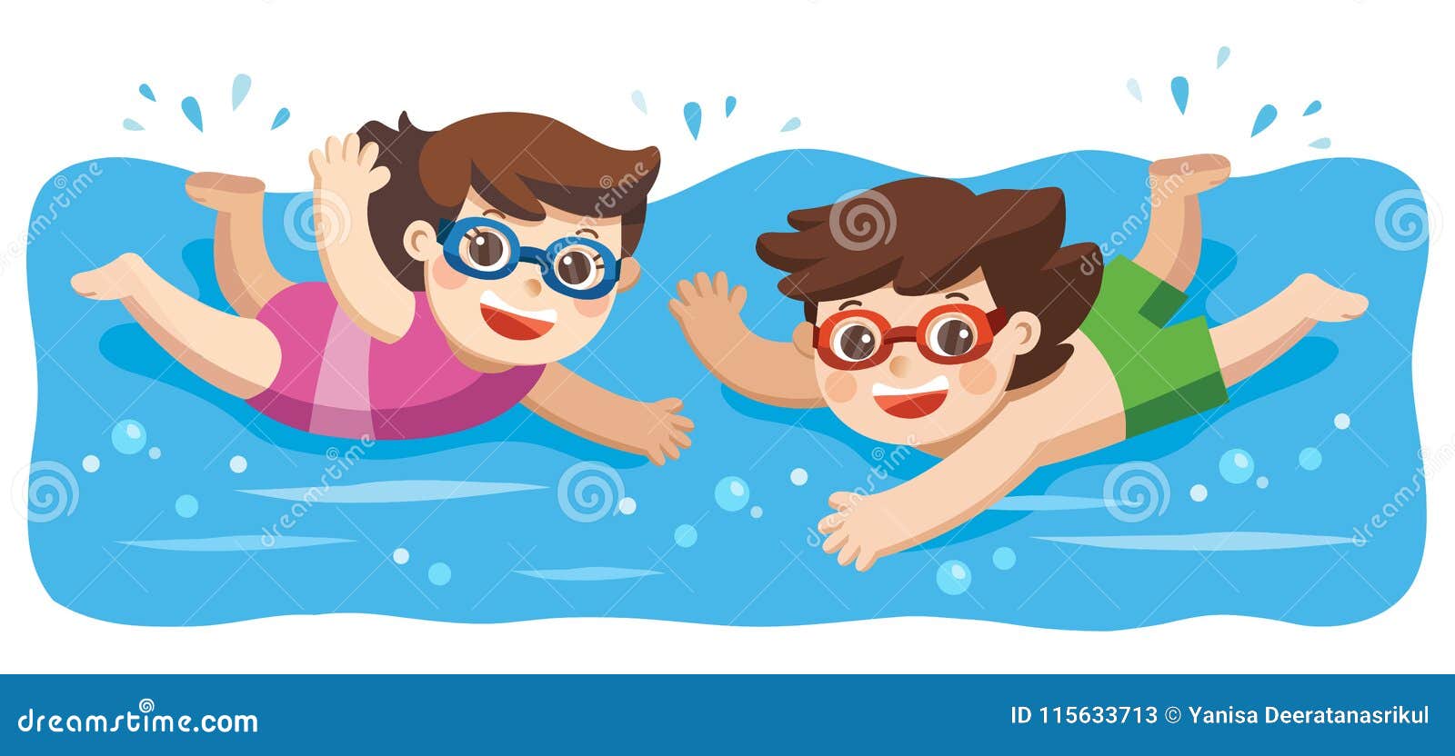 Boy Swimming Stock Illustrations – 5,282 Boy Swimming Stock ...