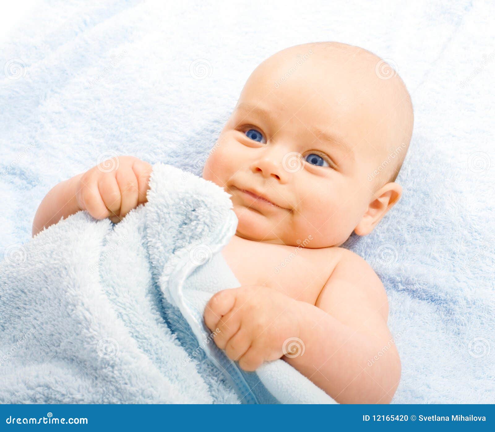 Cheerful baby stock photo. Image of looking, jolly, child - 12165420