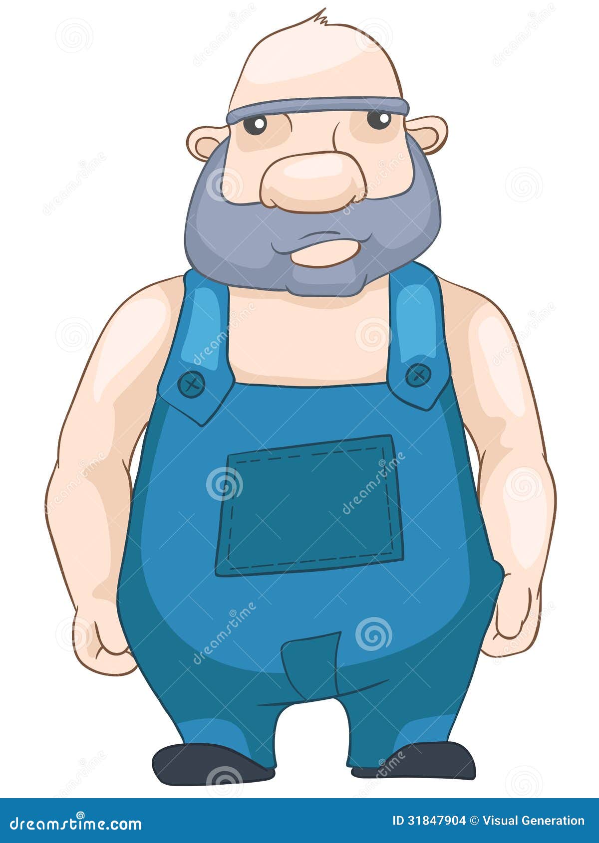 Cheerful Chubby Men stock vector. Illustration of beard - 31847904