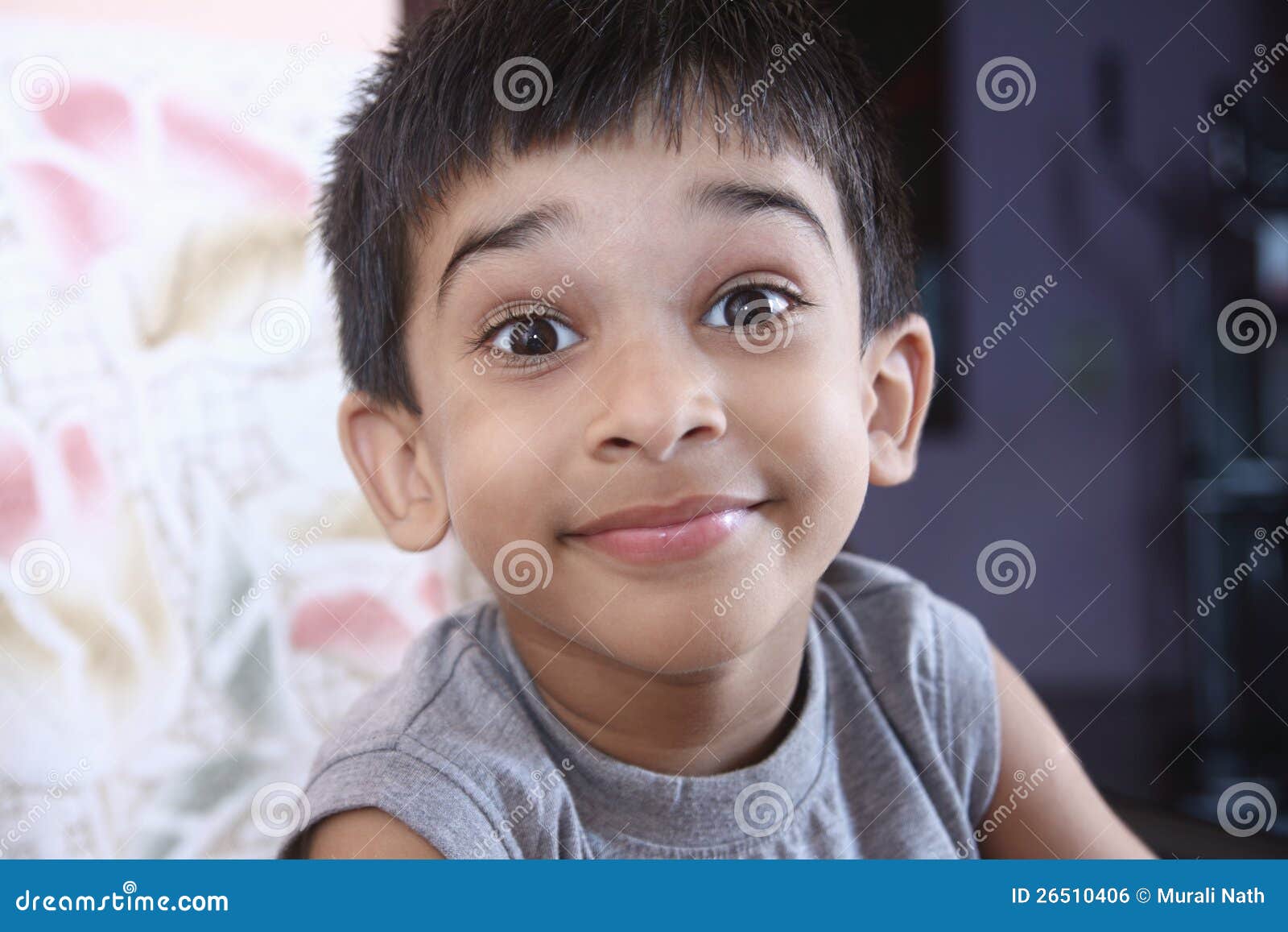 Cheerful Indian Little Boy stock photo. Image of cheerful 26510406