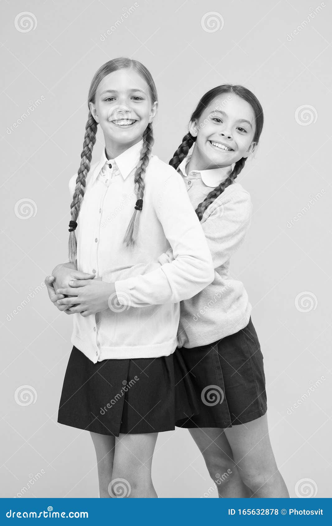 Cheerful Mood Concept. School Friendship. Support and Friendship ...