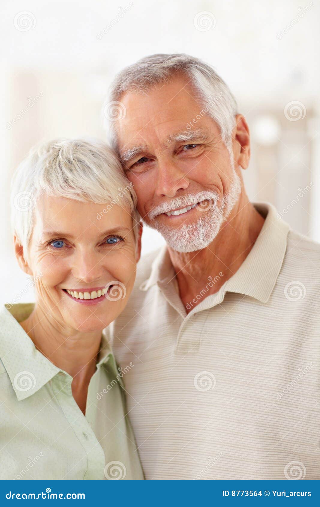 A Cheerful Retired Old Couple Smiling Together Stock Photo Image of