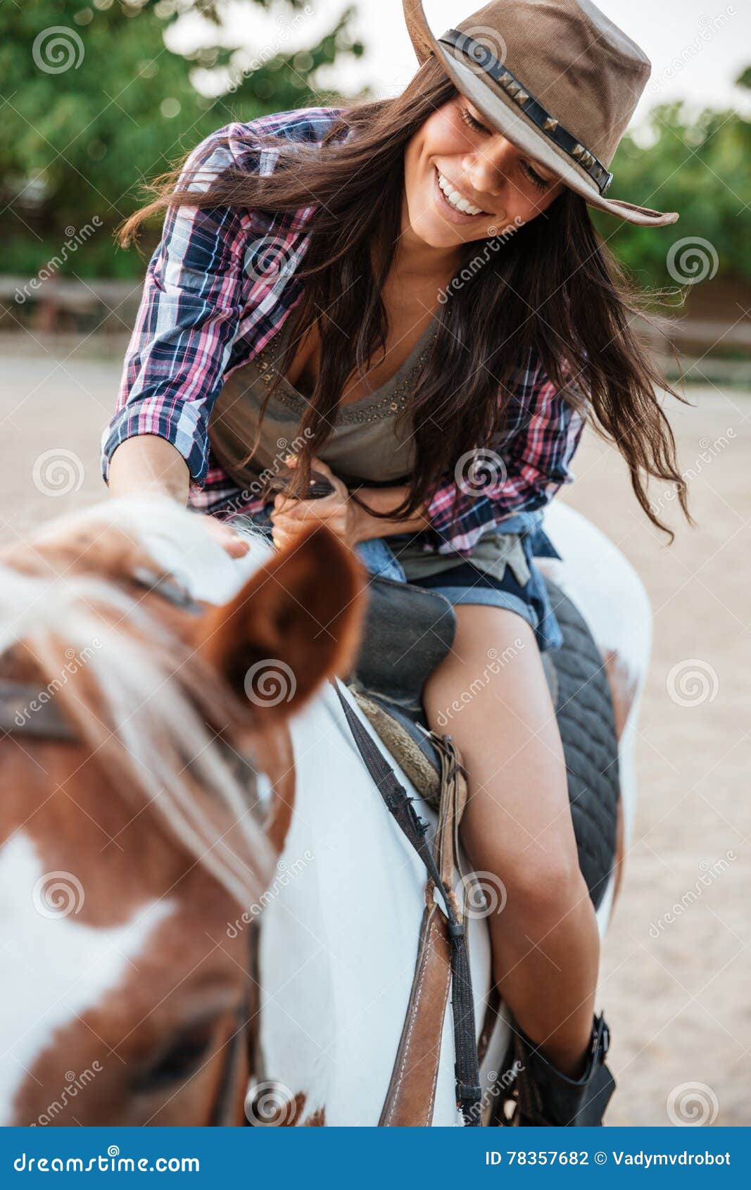 Cowgirl Riding Horse Field Wheat Stock Photos - Free & Royalty-Free Stock  Photos from Dreamstime