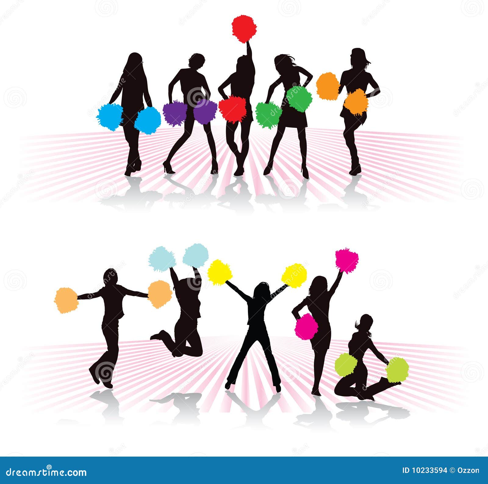Cheerleader Group Stock Illustrations – 727 Cheerleader Group Stock  Illustrations, Vectors \u0026 Clipart - Dreamstime, image size:1600x1589