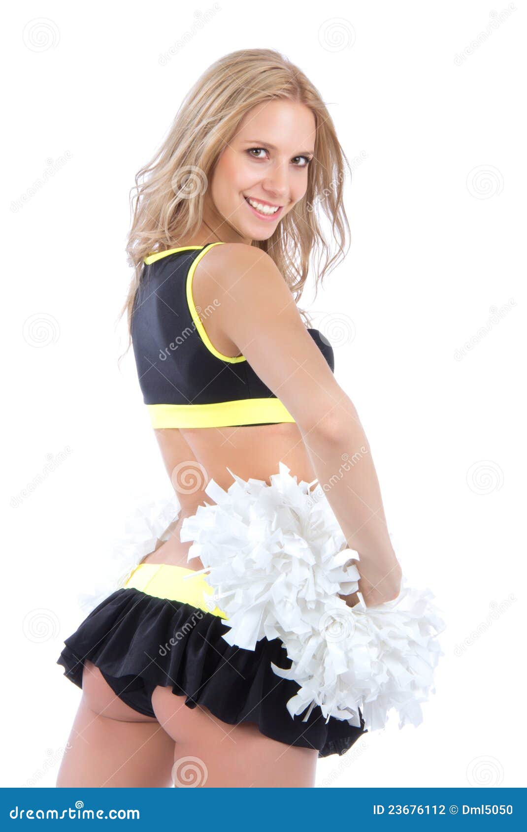 Hot Blonde College Cheerleader