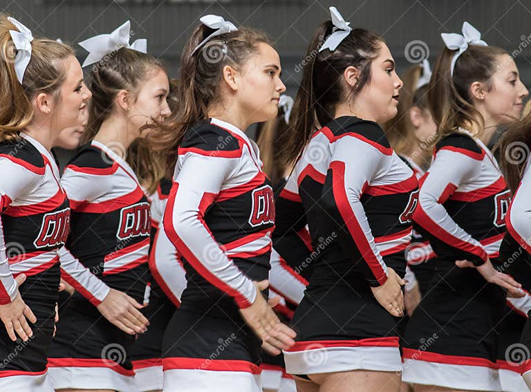 The Cheerleaders Editorial Stock Image Image Of Hands 87627999