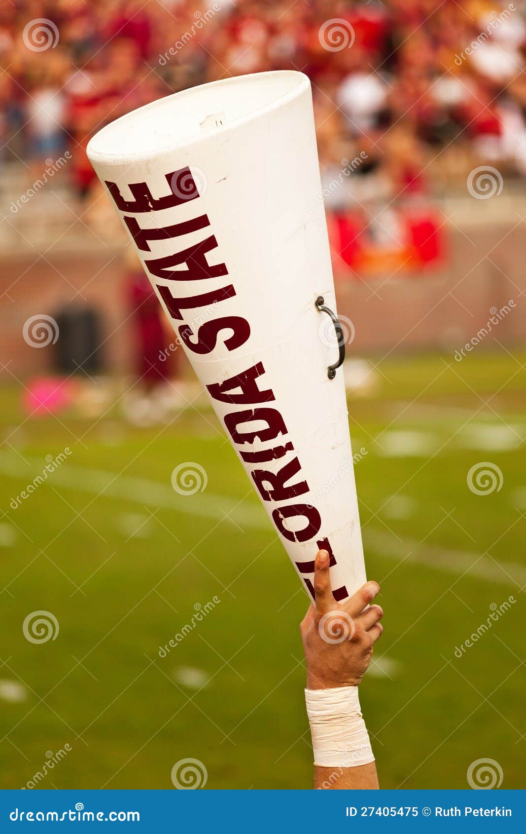 Cheerleading Megaphone stock image. Image of cheerleaders 27405475