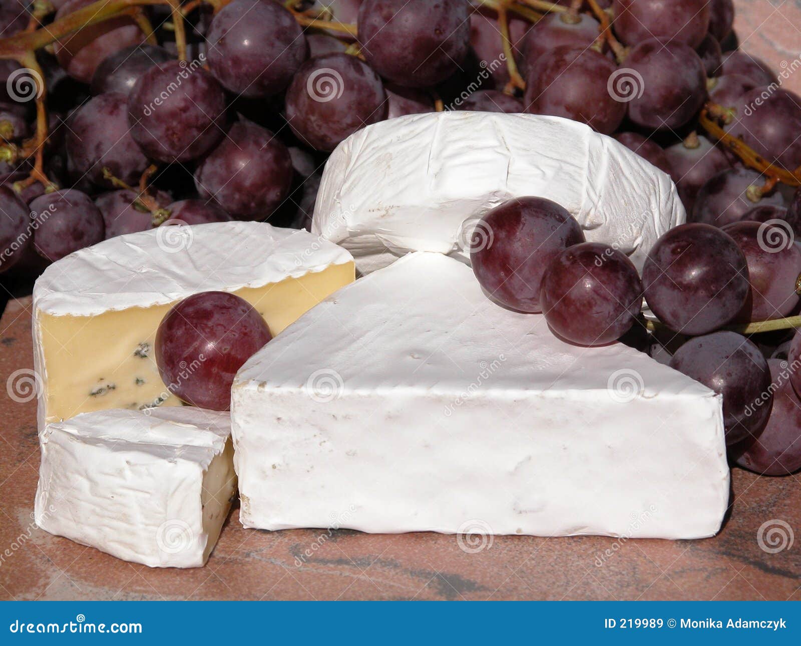 Cheese stock image. Image of cuisine, strong, veined, grape 219989