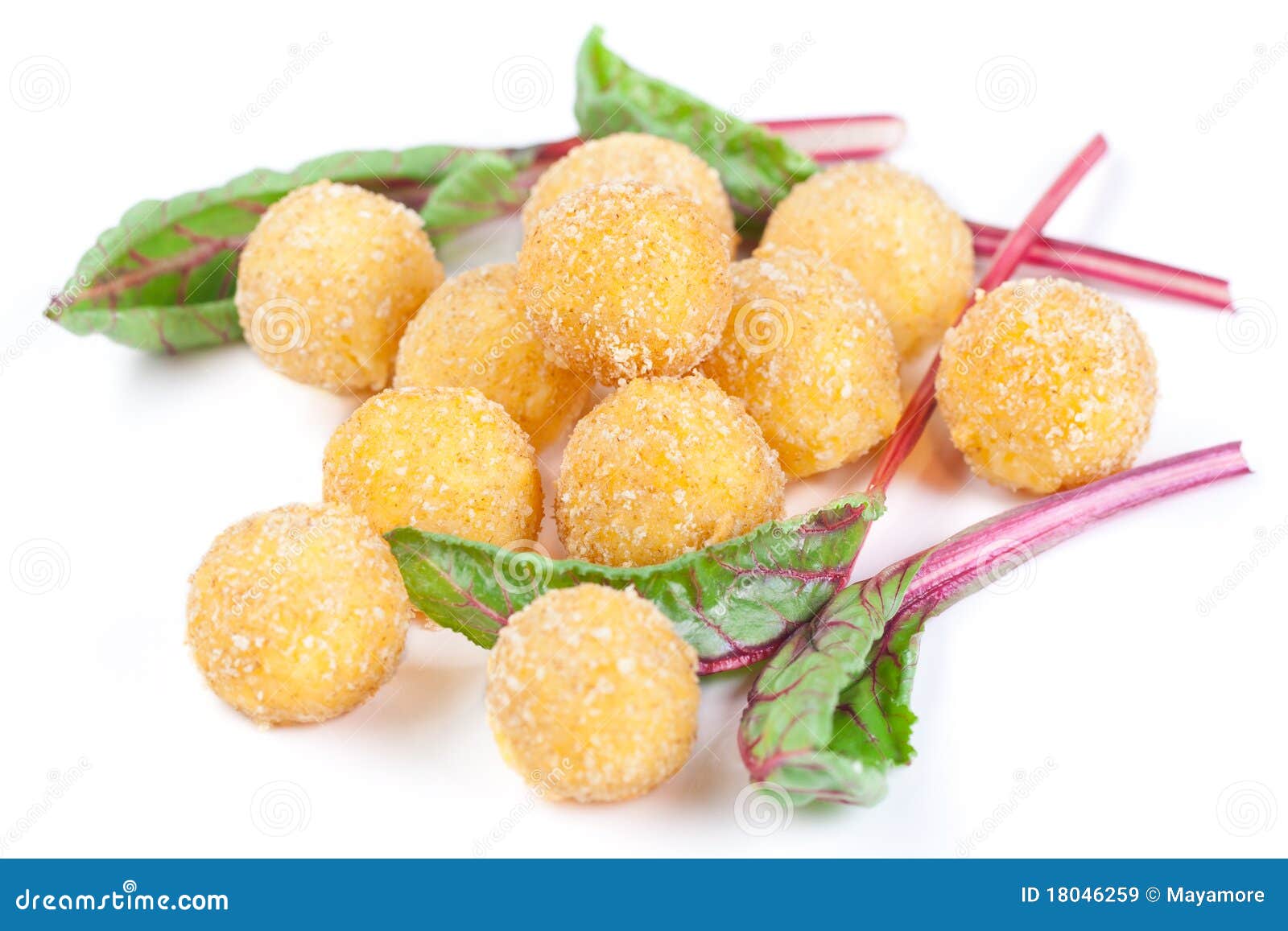 Two Potato Balls Are Partially Eaten With Cheese In The Middle Background,  Croquette On White Background, Hd Photography Photo Background Image And  Wallpaper for Free Download