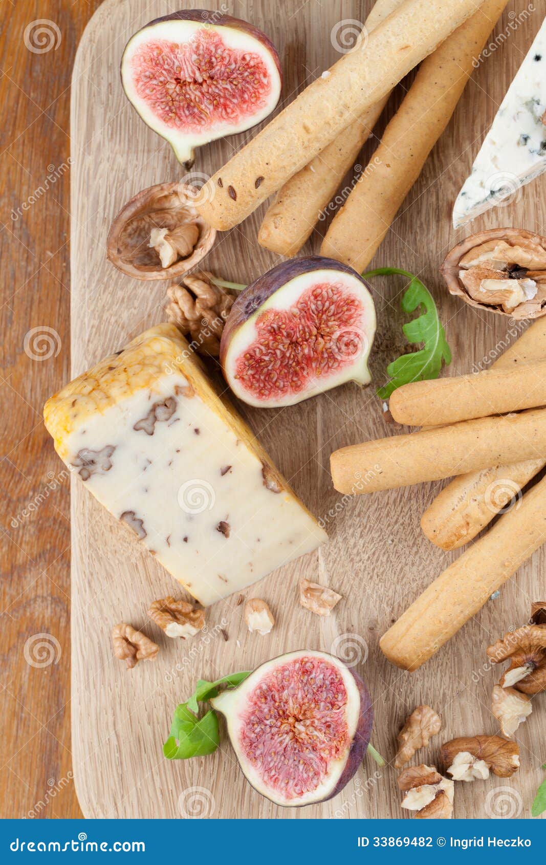 Cheese Board with Figs and Nuts Stock Photo Image of portion, vertical 33869482