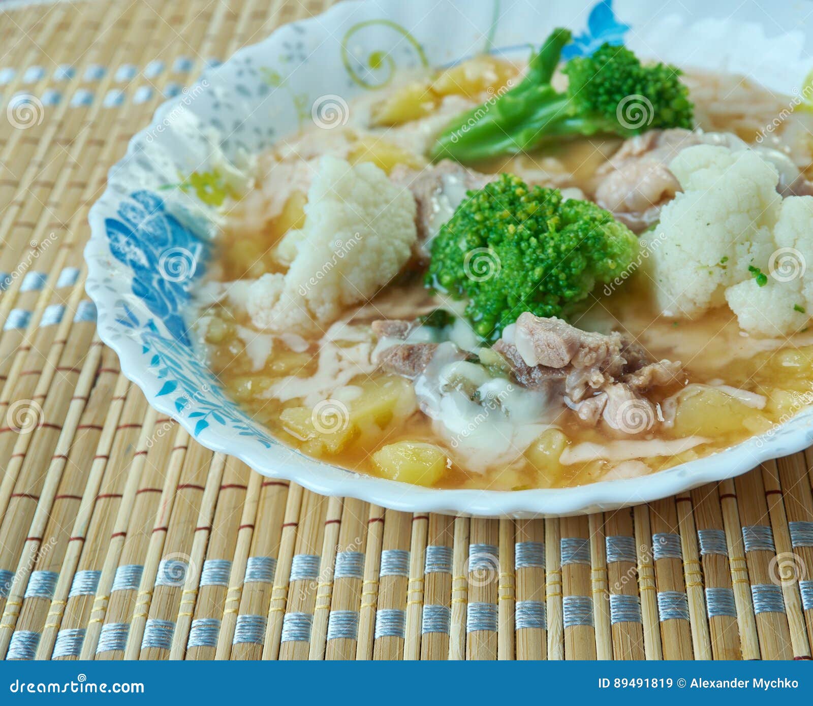 Cheese and Broccoli Chicken Soup Stock Image Image of vegetarian