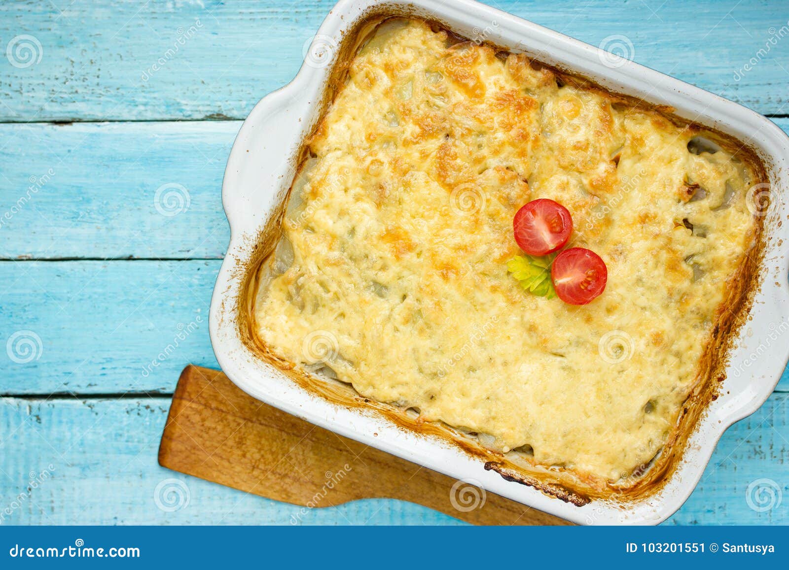 Запеканка из картошки под сырной корочкой